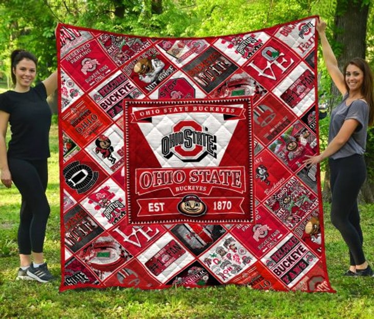 The Ohio State Buckeyes Lover Blanket 1 The Ohio State Buckeyes Lover Blanket