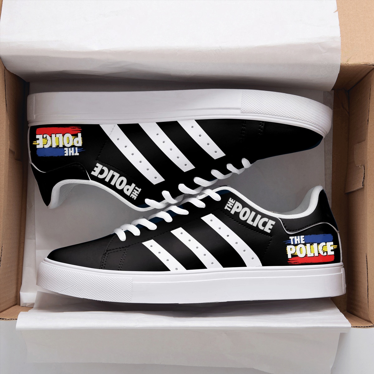 The Police Black Stan Smith Shoes 1 The Police Black Stan Smith Shoes