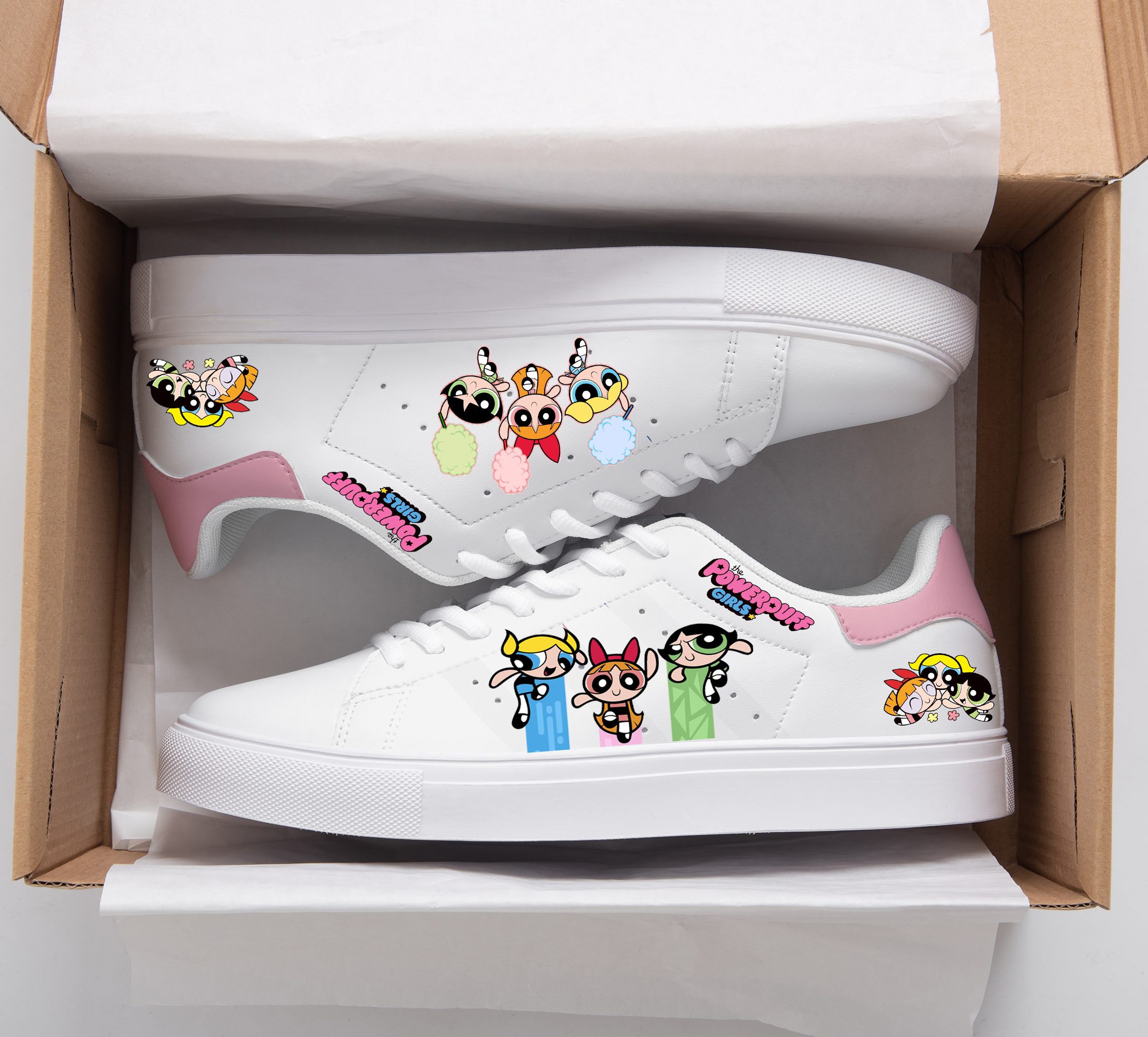 The Powerpuff Girls Stan Smith Shoes 1 The Powerpuff Girls Stan Smith Shoes