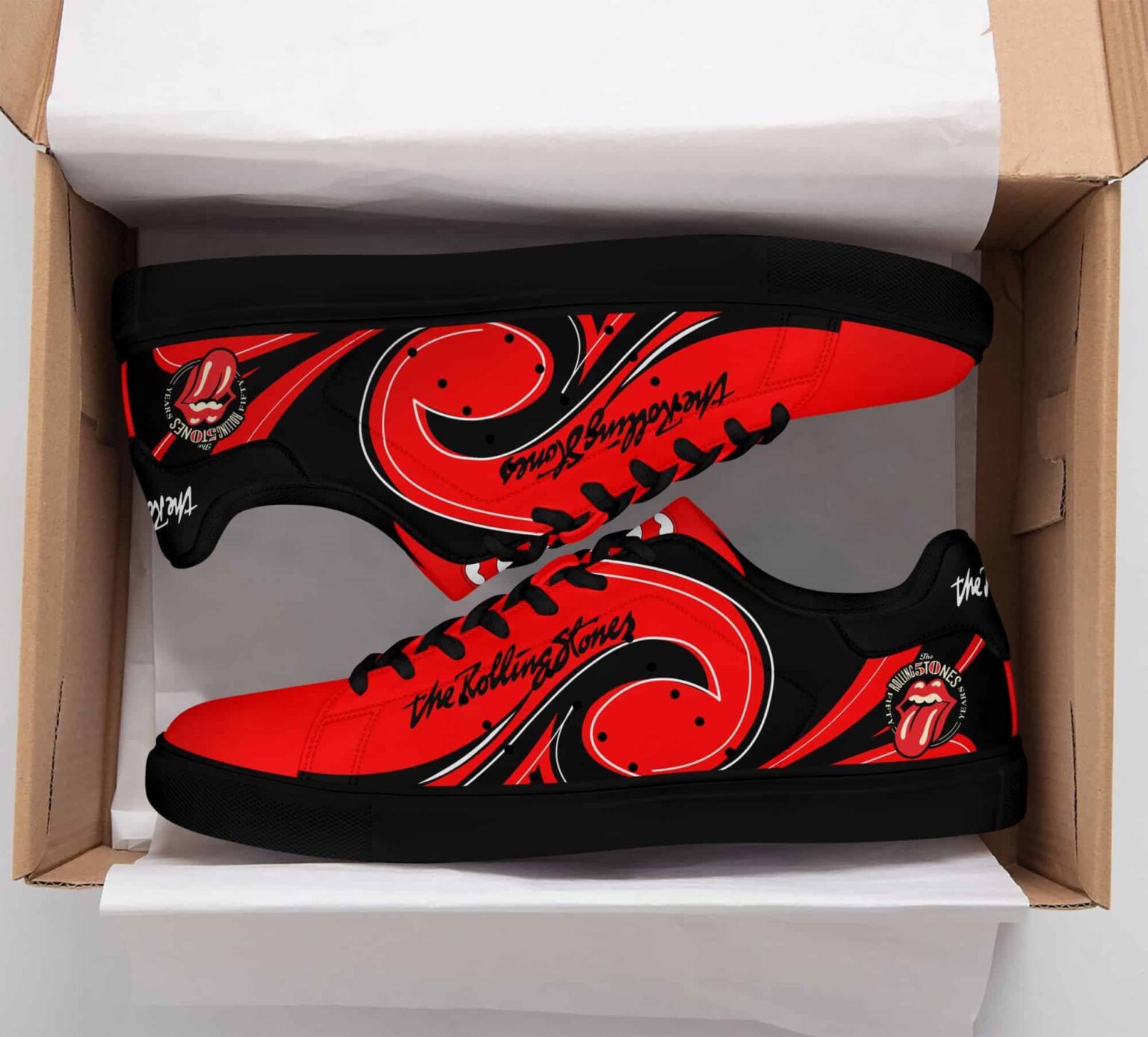The Rolling Stones 2 Stan Smith Shoes 1 The Rolling Stones 2 Stan Smith Shoes