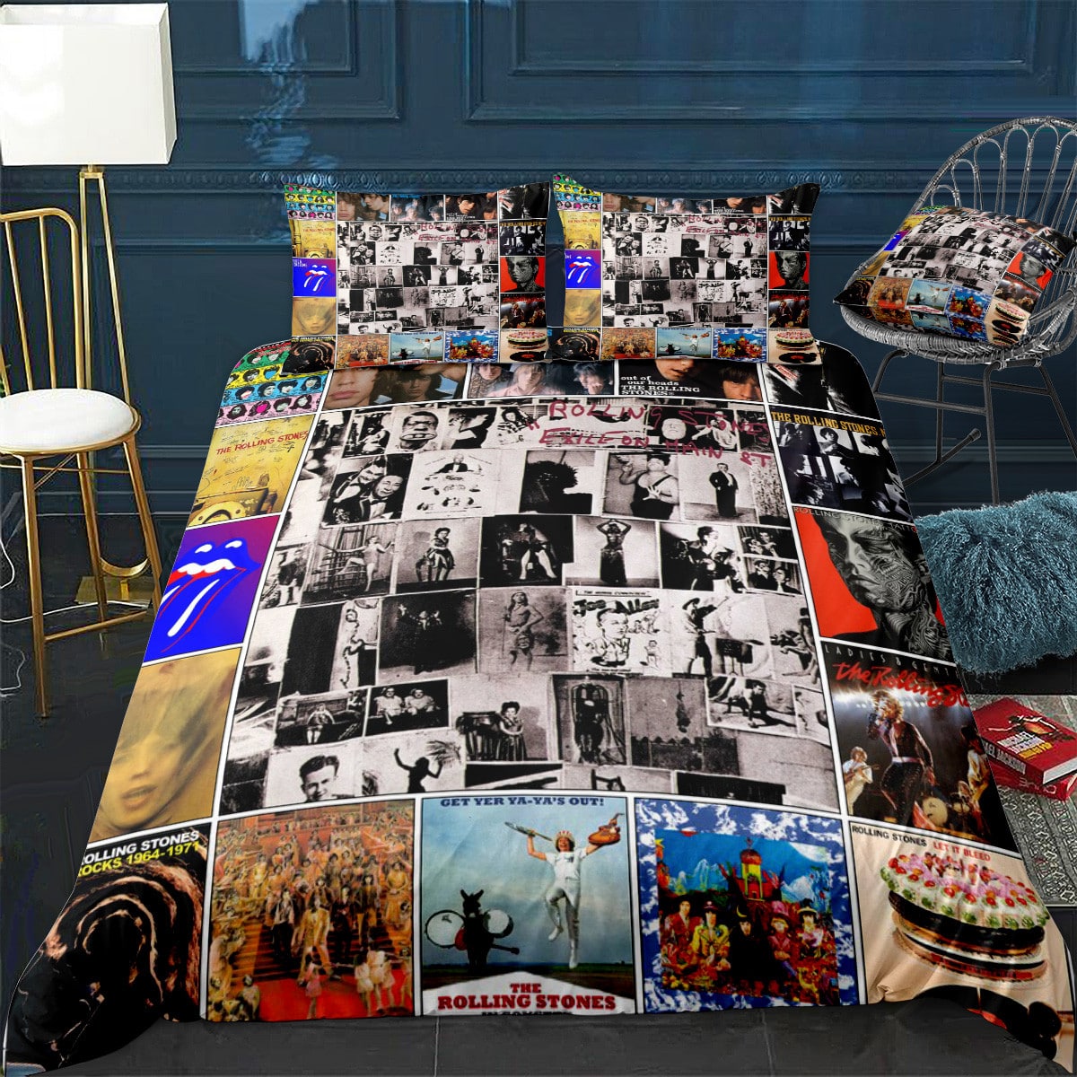 The Rolling Stones 3 Bedding Set 1 The Rolling Stones 3 Bedding Set