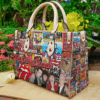The Rolling Stones Band Lover Leather Handbag