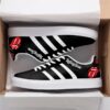 The Rolling Stones Black Stan Smith Shoes