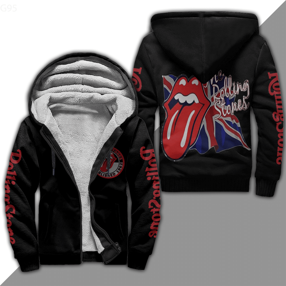 The Rolling Stones I0 Fleece Jacket 1 The Rolling Stones I0 Fleece Jacket