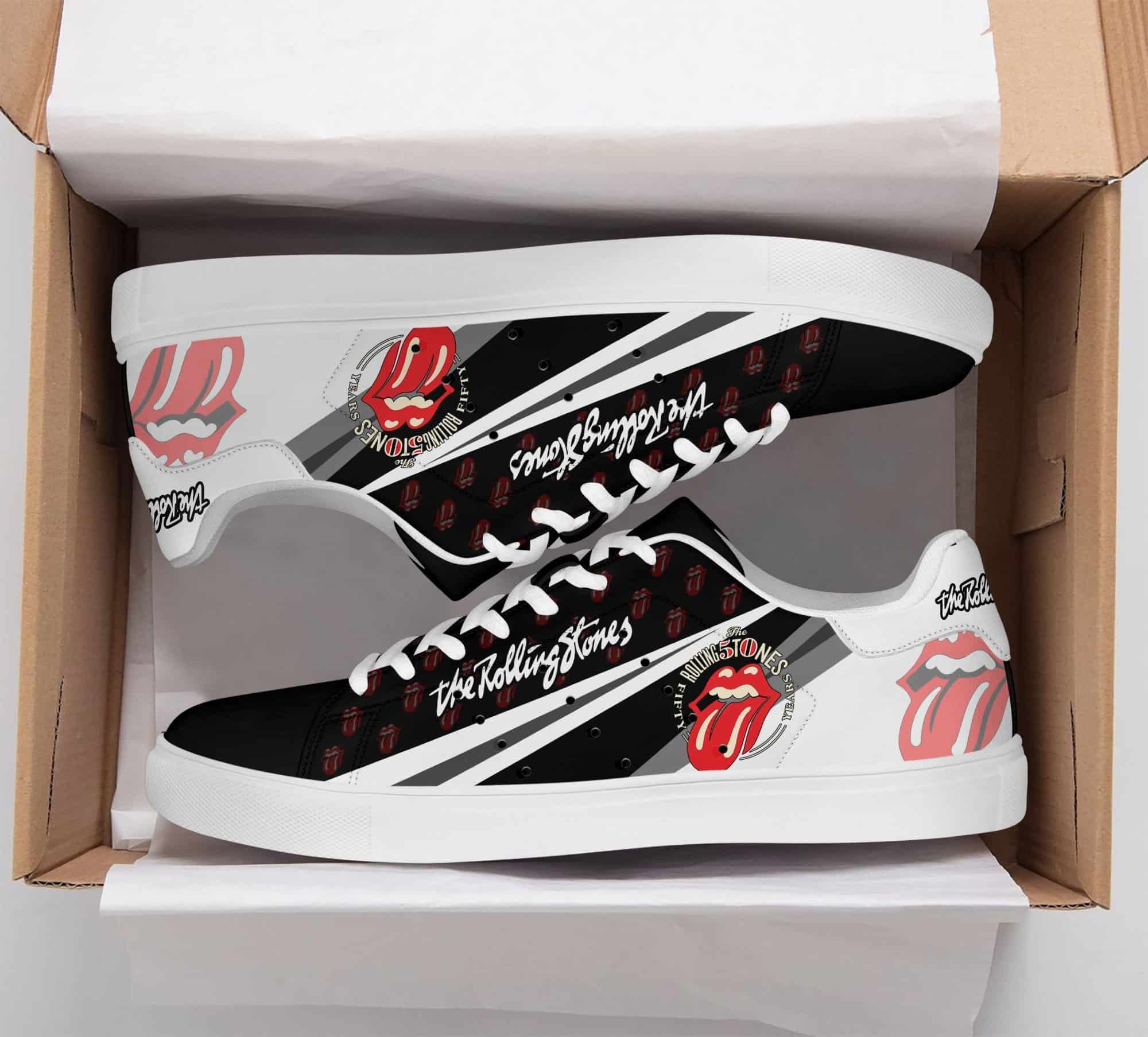 The Rolling Stones Stan Smith Shoes 1 The Rolling Stones Stan Smith Shoes