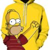 The Simpsons G3 Hoodie Zip Hoodie