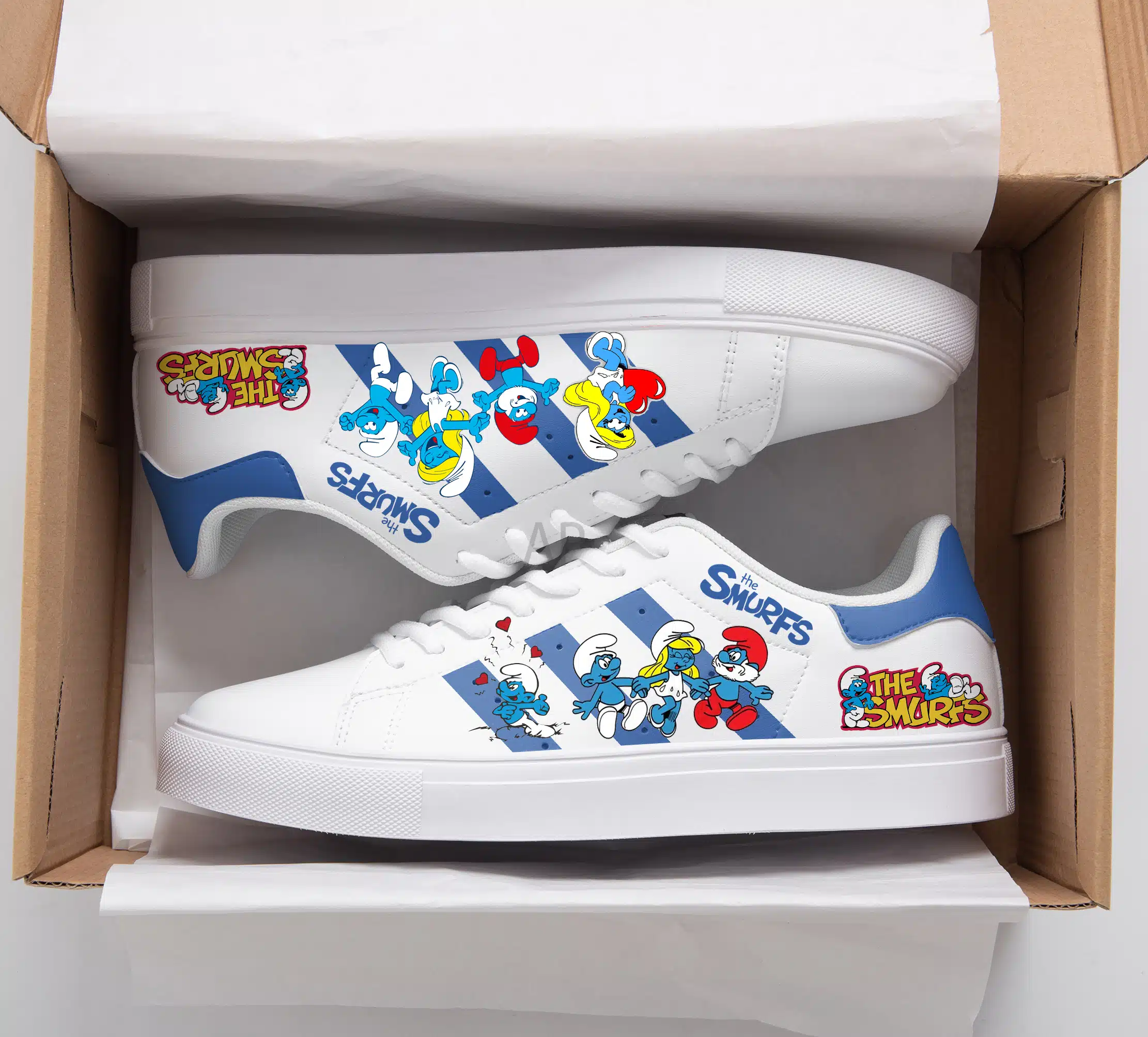 The Smurfs Stan Smith Shoes 1 The Smurfs Stan Smith Shoes