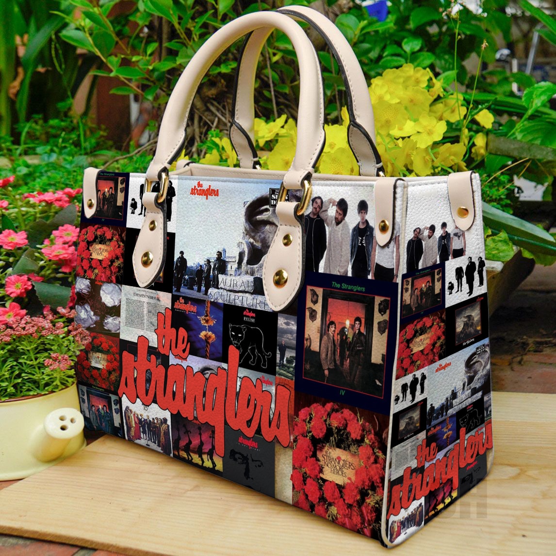 The Stranglers Leather Handbag 1 The Stranglers Leather Handbag
