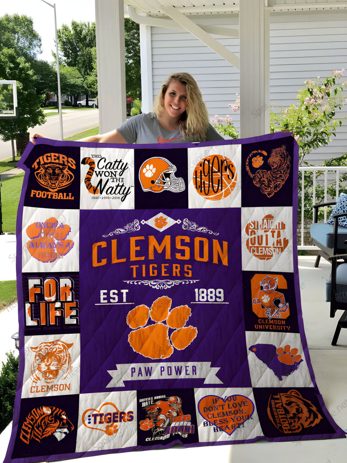 The Ultimate Clemson Tiger 1 Blanket 1 The Ultimate Clemson Tiger 1 Blanket
