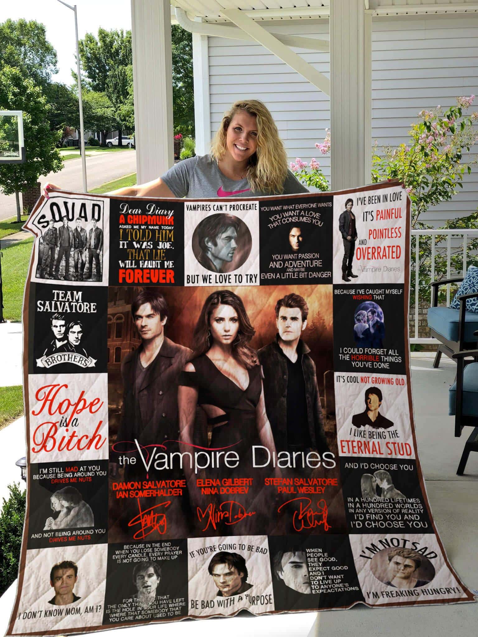 The Vampire Diaries Blanket 1 The Vampire Diaries Blanket