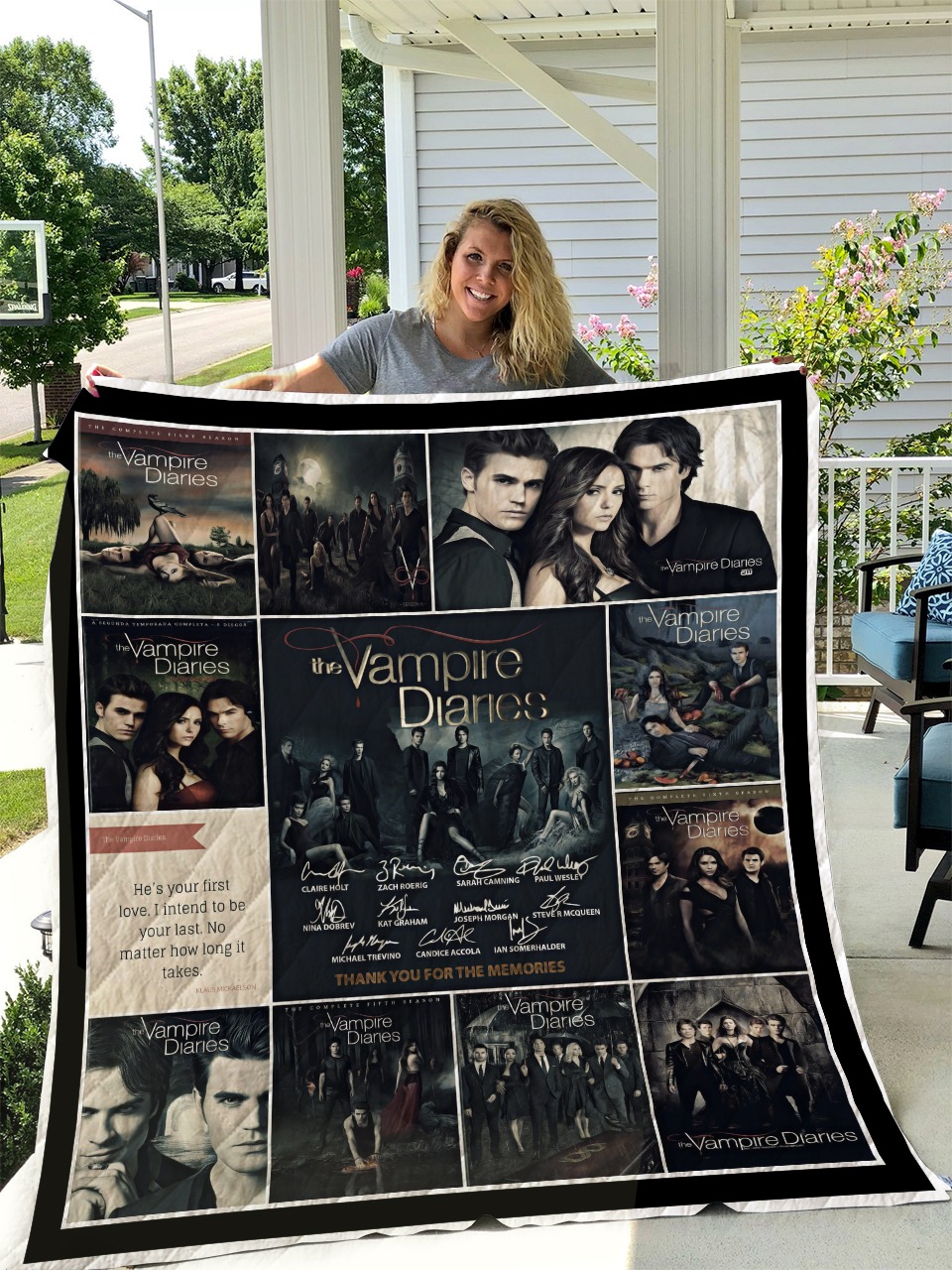 The Vampire Diaries Blanket 1 The Vampire Diaries Blanket