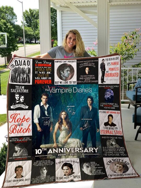 The Vampire Diaries Blanket 1 The Vampire Diaries Blanket