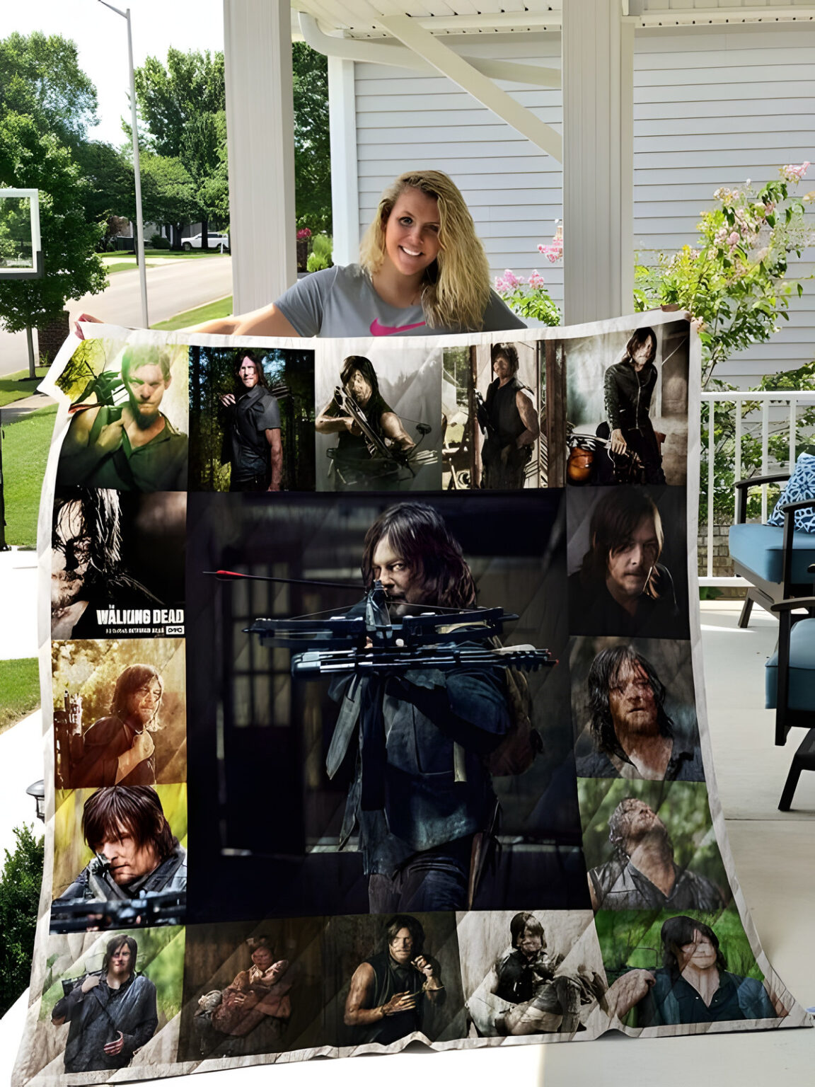 The Walking Dead Daryl Dixon Blanket 1 The Walking Dead Daryl Dixon Blanket
