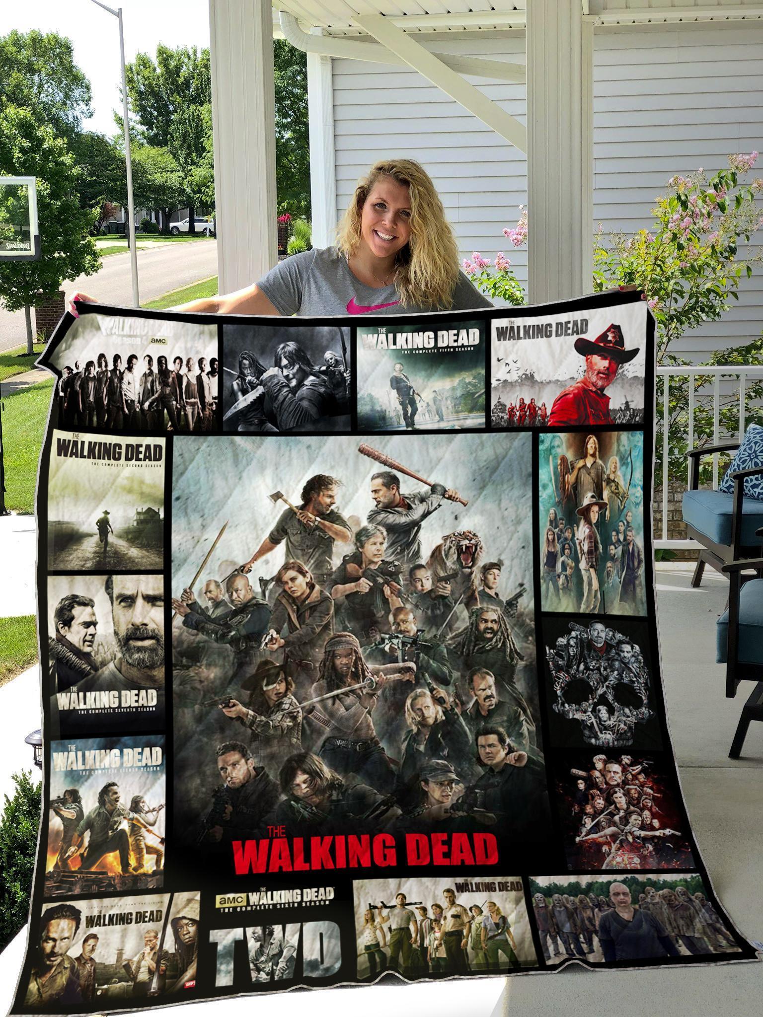 The Walking Dead Show Blanket 1 The Walking Dead Show Blanket
