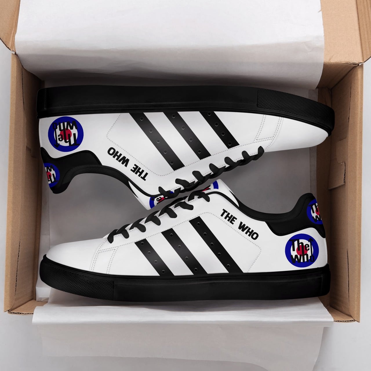 The Who Black Stan Smith Shoes 1 The Who Black Stan Smith Shoes