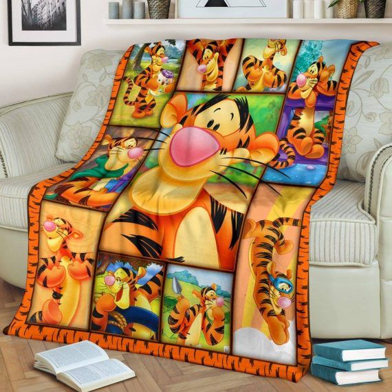 Tigger Winnie The Pooh 01 Blanket 1 Tigger Winnie The Pooh 01 Blanket