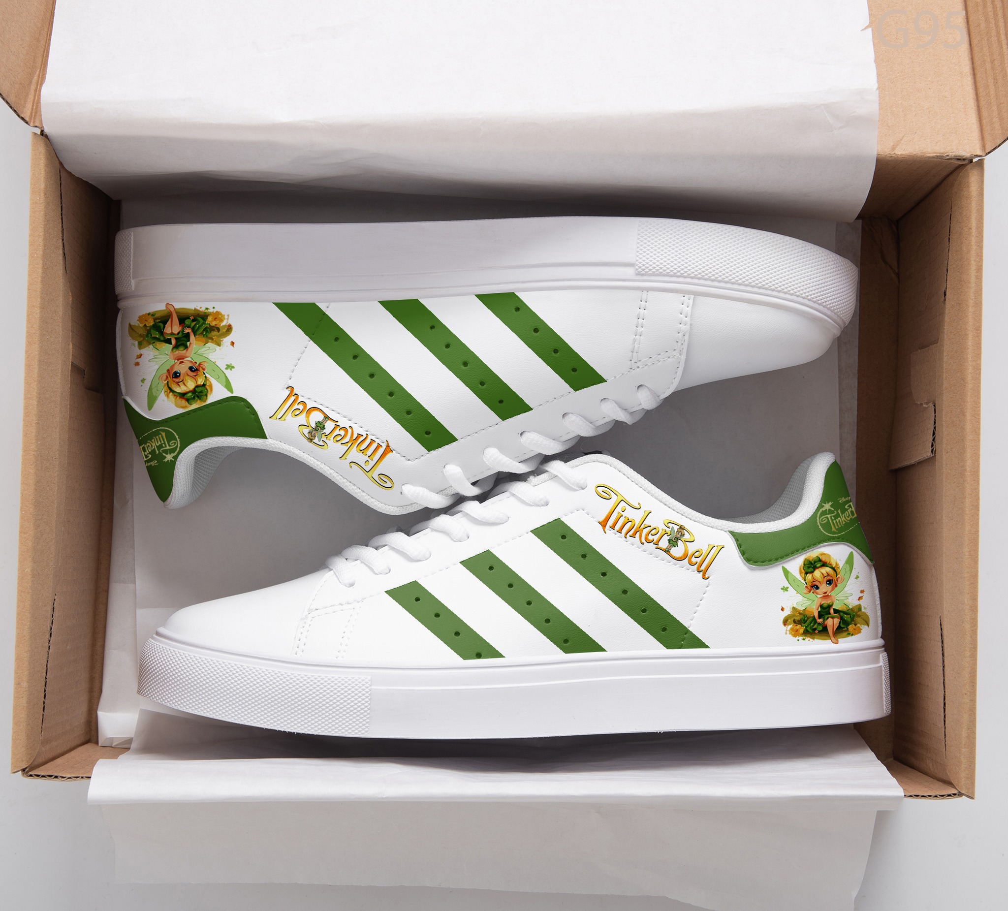 Tinker Bell A1 Stan Smith Shoes 1 Tinker Bell A1 Stan Smith Shoes