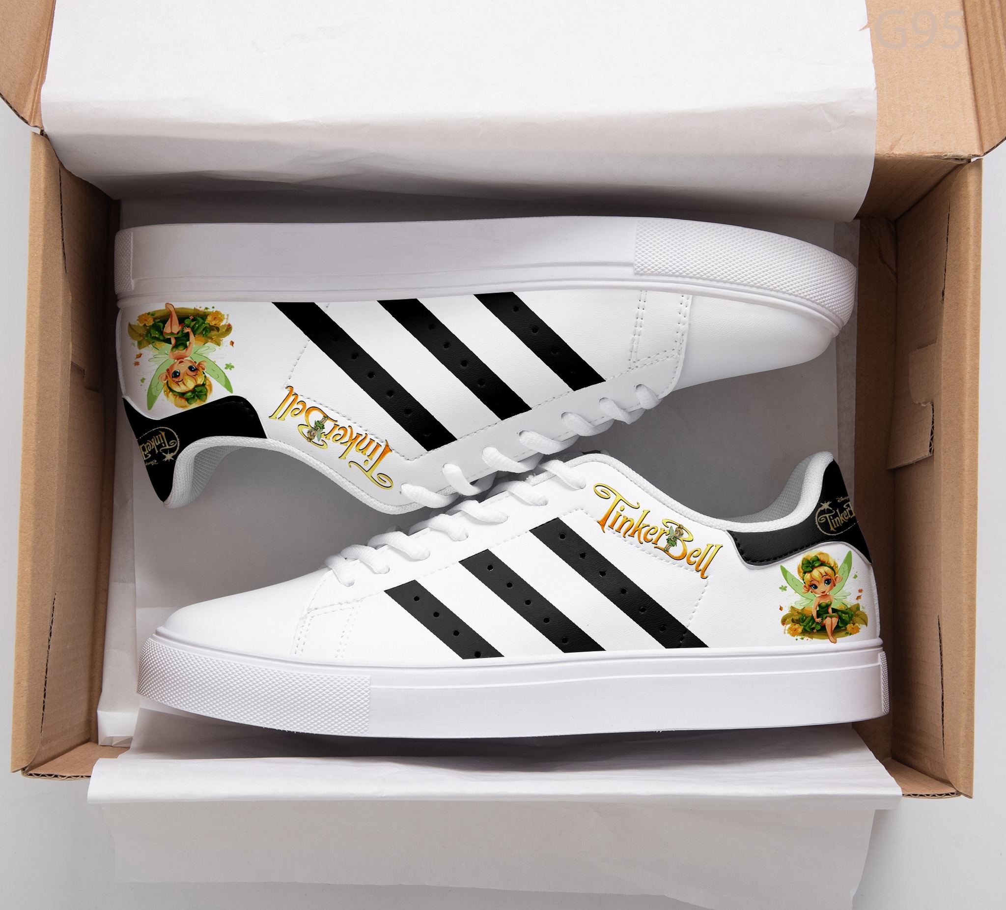 Tinker Bell Stan Smith Shoes 1 Tinker Bell Stan Smith Shoes