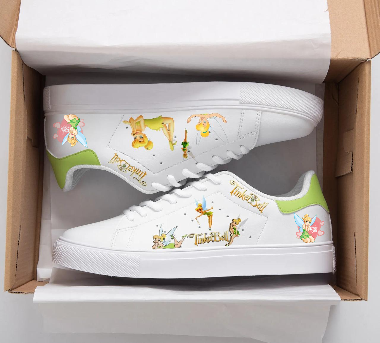 Tinker Bell Stan Smith Shoes 1 Tinker Bell Stan Smith Shoes