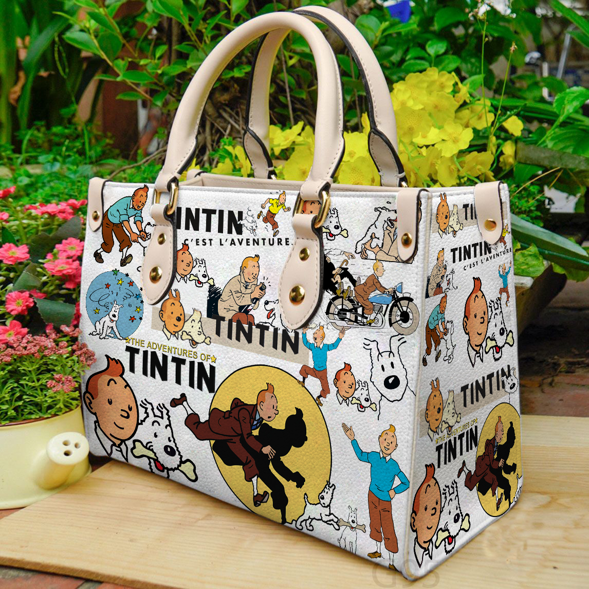 Tintin Leather Handbag 1 Tintin Leather Handbag