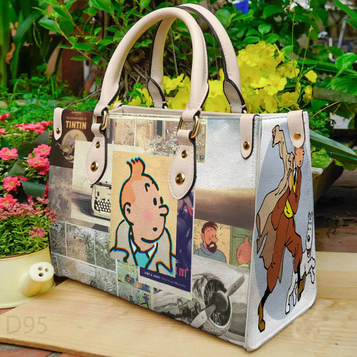 Tintin Leather Handbag 1 Tintin Leather Handbag
