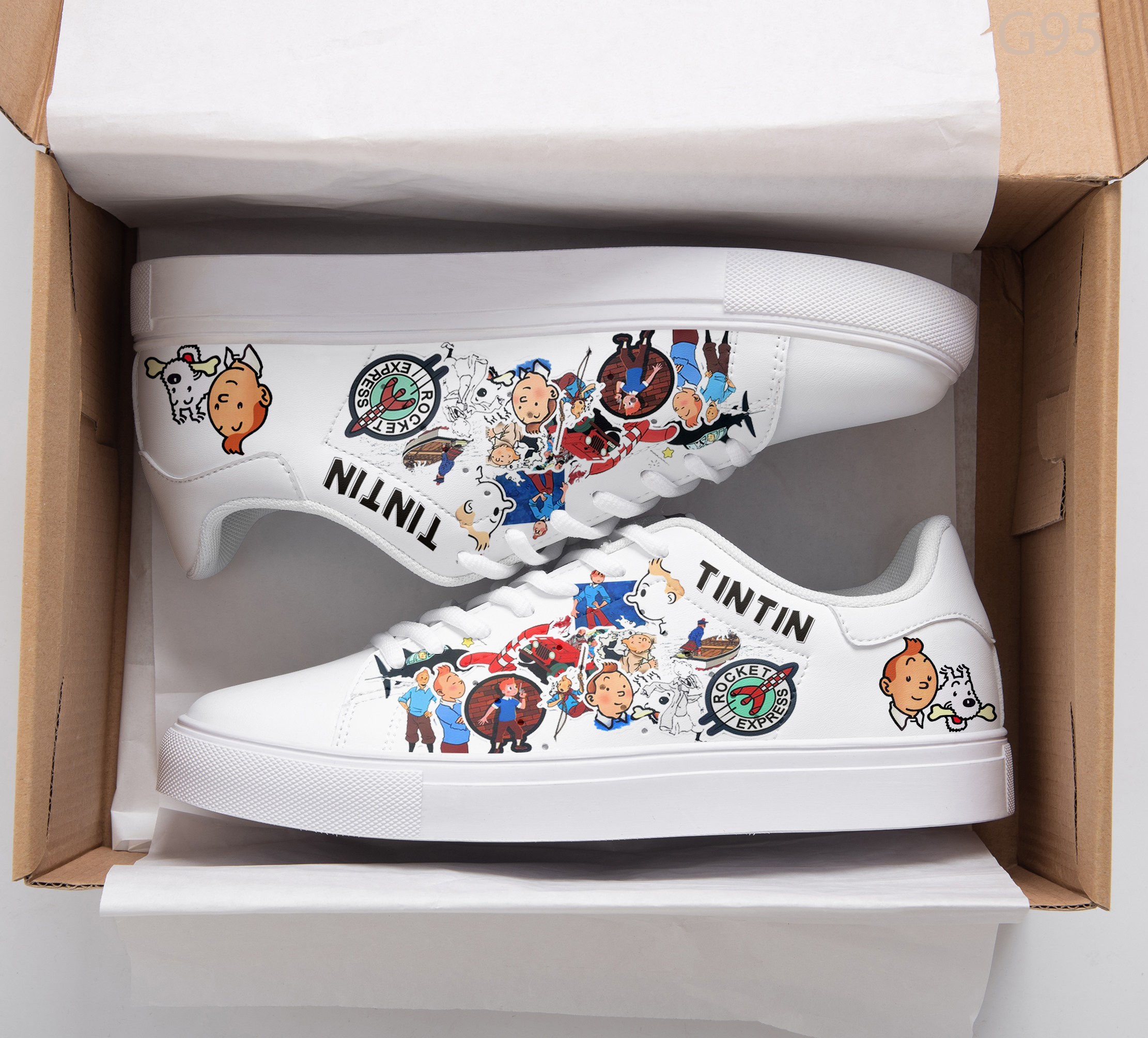 Tintin Stan Smith Shoes 1 Tintin Stan Smith Shoes