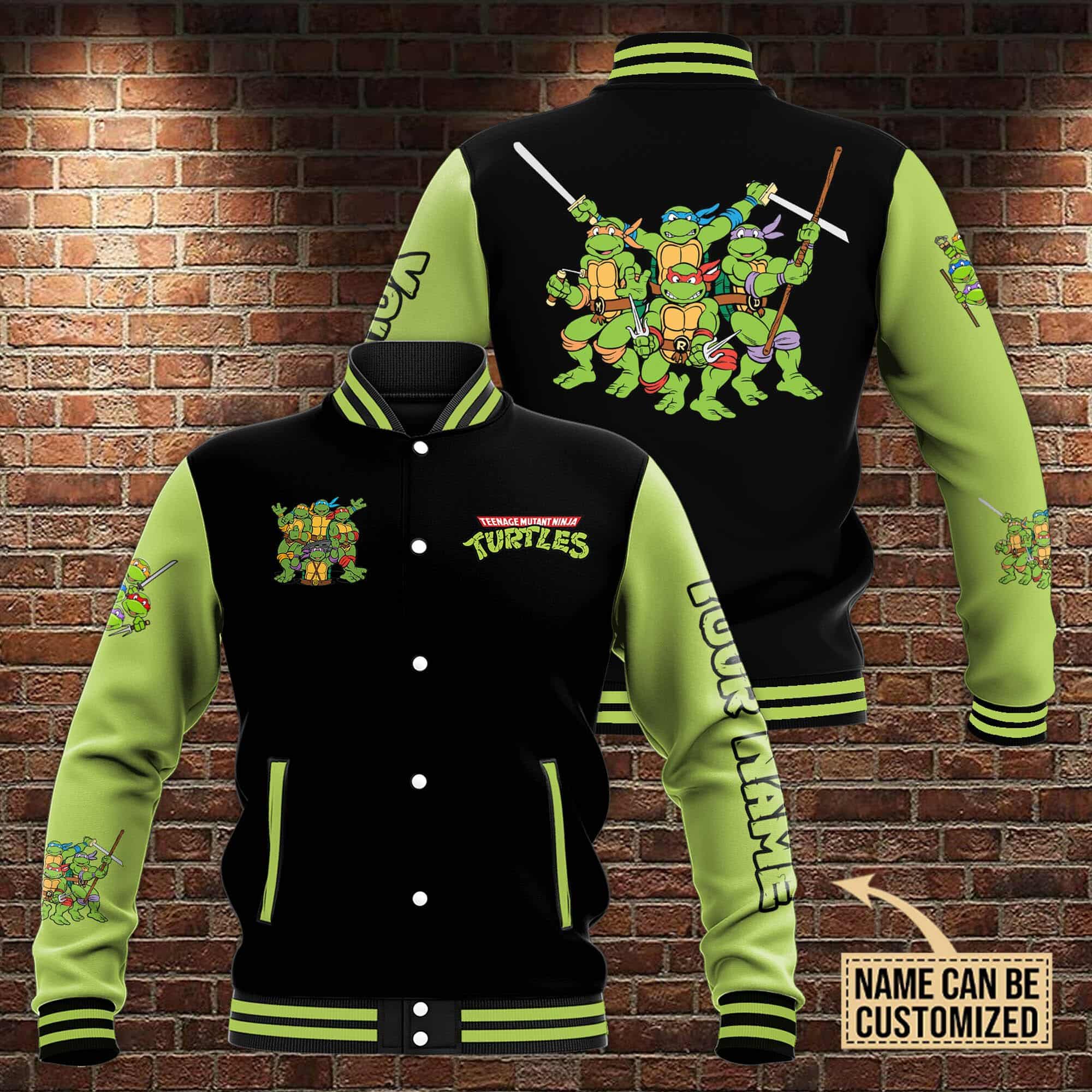 Tmnt Baseball Jacket 1 Tmnt Baseball Jacket