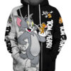 Tom And Jerry 1 Hoodie Zip Hoodie 3D