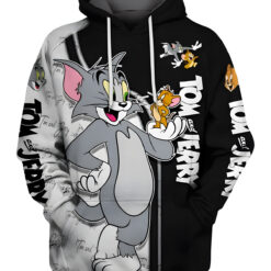 Tom And Jerry 1 Hoodie Zip Hoodie 3D