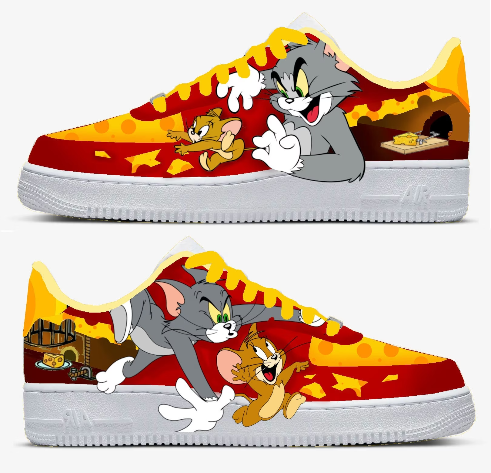 Tom And Jerry Air Force 1 Shoes 1 Tom And Jerry Air Force 1 Shoes