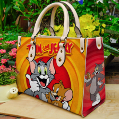 Tom And Jerry Leather Handbag