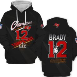 Tom Brady Hoodie Zip Hoodie 3D