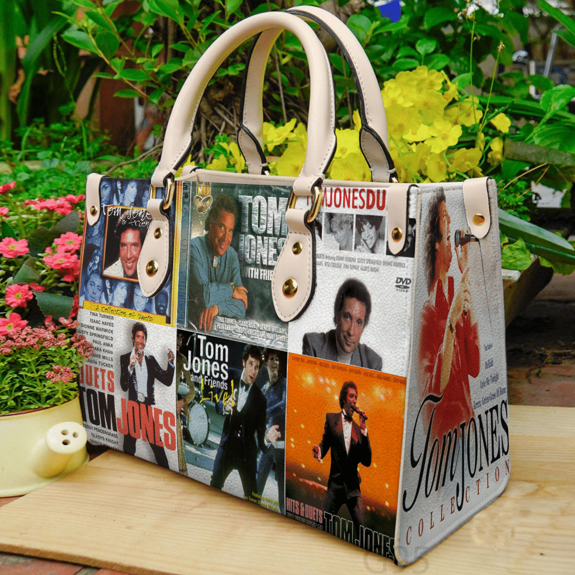 Tom Jones I0 Leather Handbag 1 Tom Jones I0 Leather Handbag