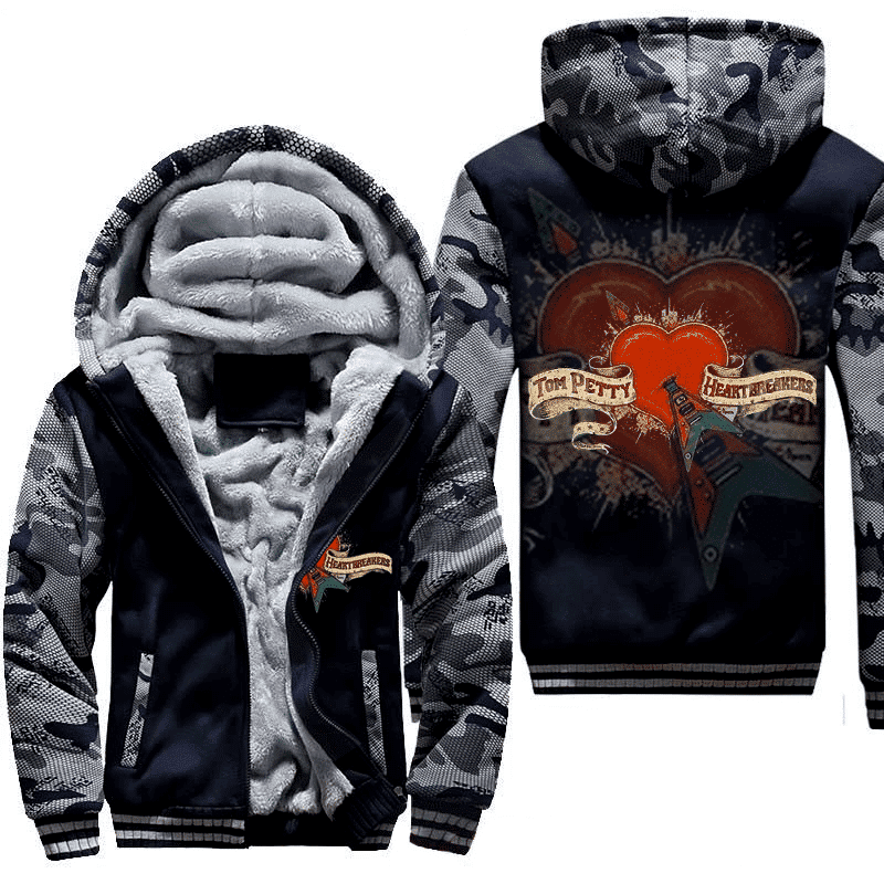 Tom Petty Heartbreakers Fleece Jacket 1 Tom Petty Heartbreakers Fleece Jacket