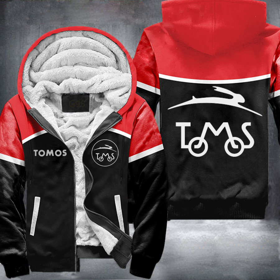 Tomos Red Fleece Jacket 1 Tomos Red Fleece Jacket