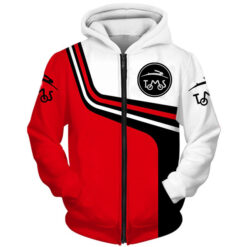 Tomos Red Hoodie Zip