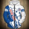Toronto Blue Jays 1 Hoodie Zip Hoodie 3D