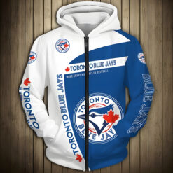 Toronto Blue Jays Hoodie Zip Hoodie 3D