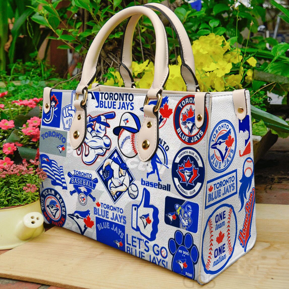 Toronto Blue Jays Leather Handbag 1 Toronto Blue Jays Leather Handbag