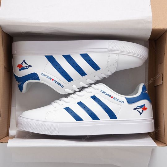 Toronto Blue Jays Stan Smith Shoes 1 Toronto Blue Jays Stan Smith Shoes