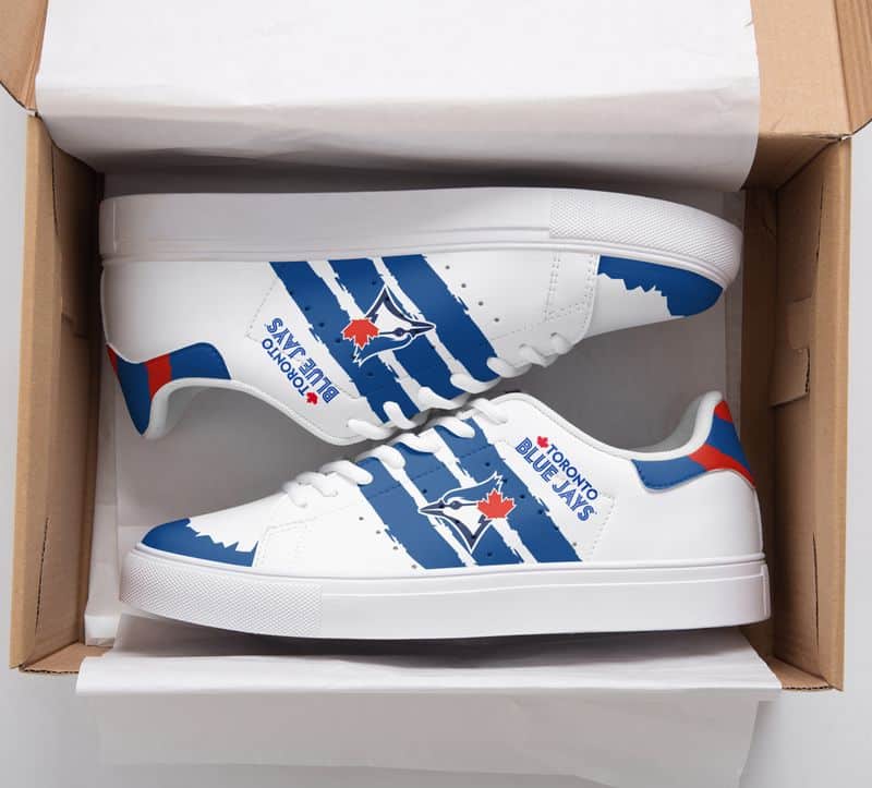 Toronto Blue Jays Stan Smith Shoes 1 Toronto Blue Jays Stan Smith Shoes