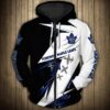Toronto Maple Leafs 3 Hoodie Zip Hoodie 3D