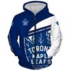 Toronto Maple Leafs Hoodie Zip Hoodie 3D