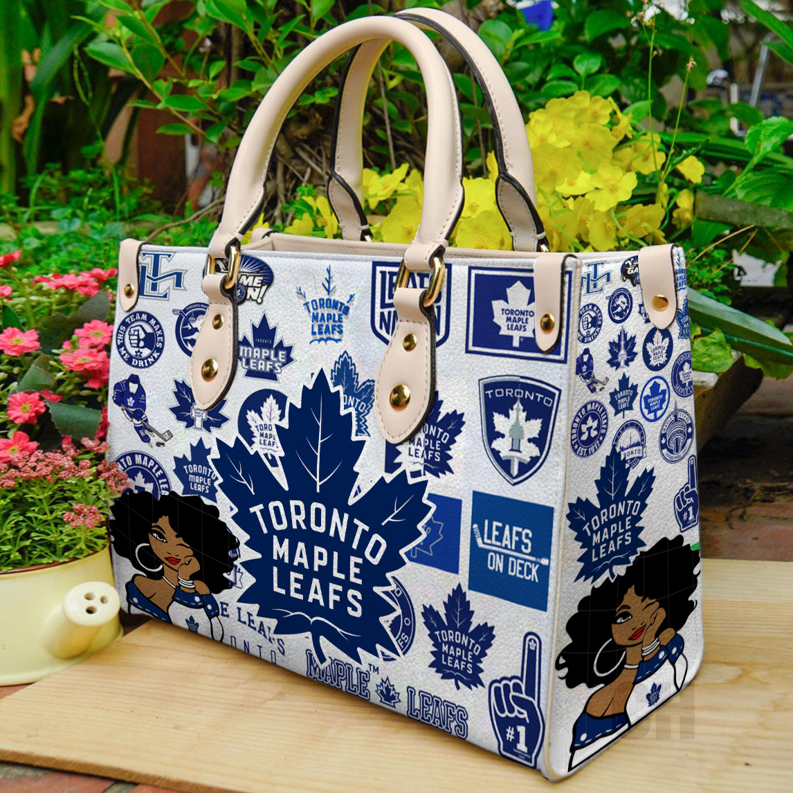 Toronto Maple Leafs Leather Handbag 1 Toronto Maple Leafs Leather Handbag