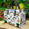 Totoro Ghibli Leather Handbag