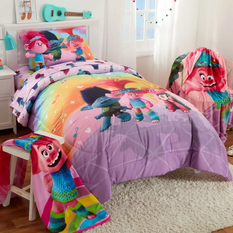 Trolls Band Together Bedding Set 01 1 Trolls Band Together Bedding Set 01
