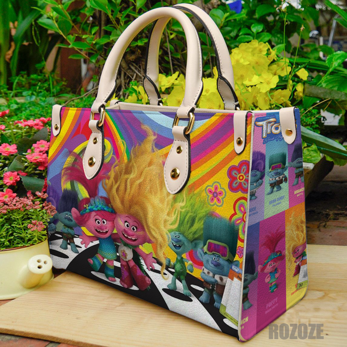 Trolls Band Together Leather Handbag 1 Trolls Band Together Leather Handbag