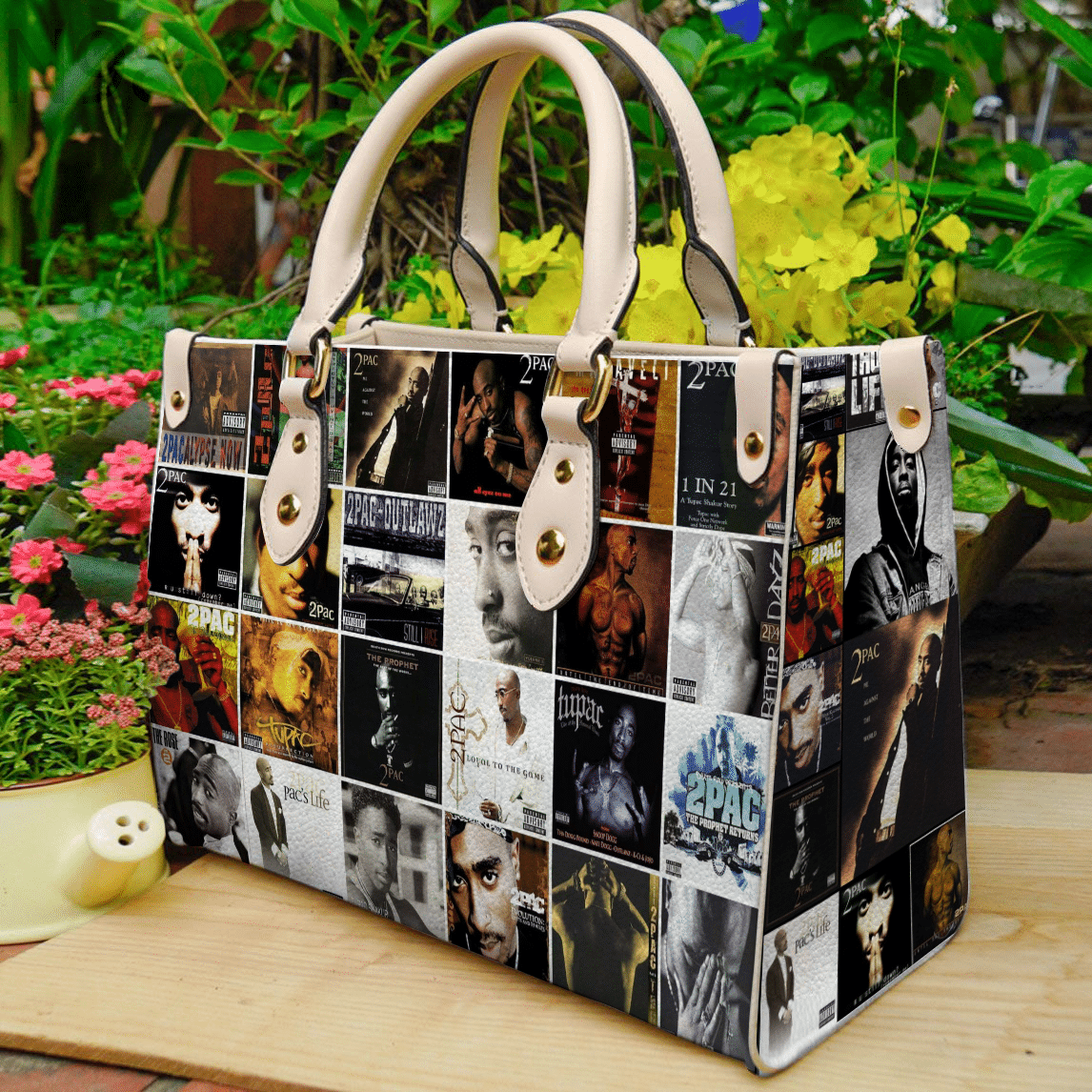 Tupac Shakur Lover Leather Handbag 1 Tupac Shakur Lover Leather Handbag