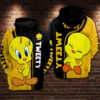 Tweety Bird 1 Hoodie Zip Hoodie 3D