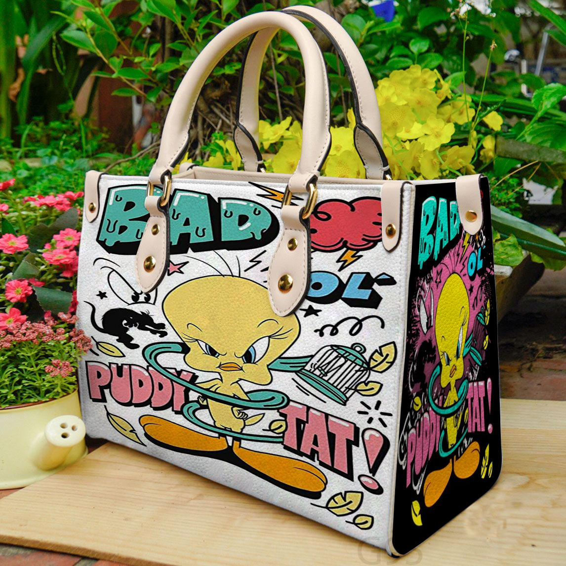 Tweety Bird 10 Leather Handbag 1 Tweety Bird 10 Leather Handbag
